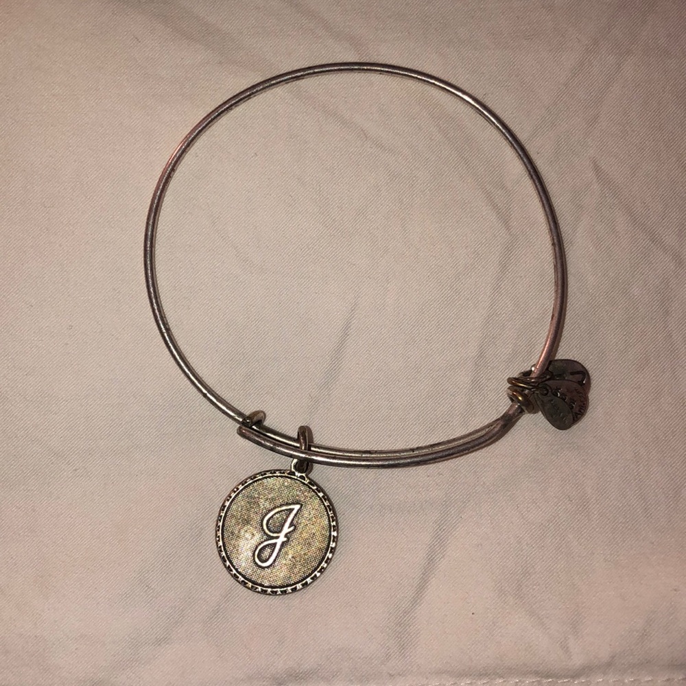 “J” initial Alex and Ani Bracelet